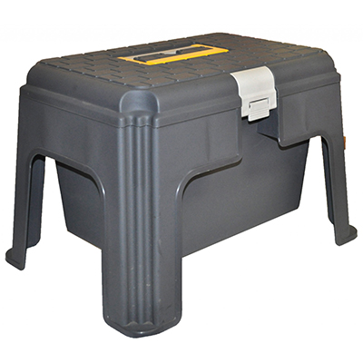 STEP STOOL WITH STORAGE COMPARTMENT