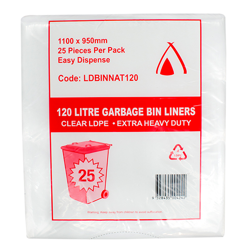 120L LDPE HD BAGS SCS