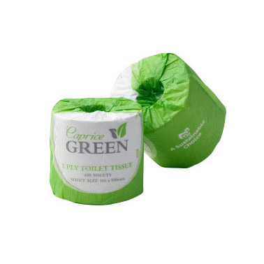 RECYCLED GREEN TOILET PAPER (2ply 400s)-SYDNEYCLEANINGSUPPLIES
