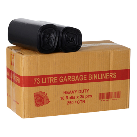 73L GARBAGE BAGS *250/CARTON* (HEAVY DUTY) ROLLS-SYDNEYCLEANINGSUPPLIES