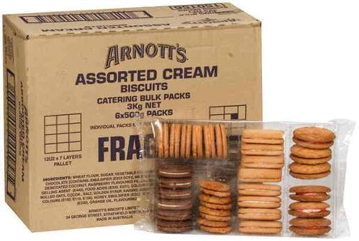 BISCUITS ASSORTED CREAMS BULK 3KG-SYDNEYCLEANINGSUPPLIES