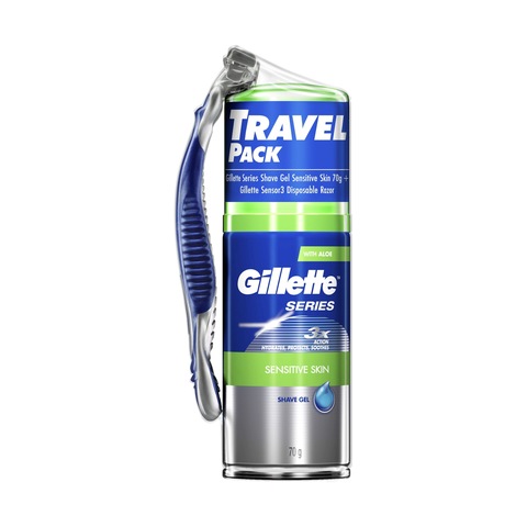 GILLETTE TRAVEL PACK-SYDNEYCLEANINGSUPPLIES