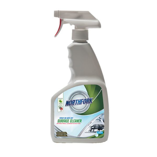 ANTIBACTERIAL SPRAY-ON-WIPE-OFF *HOSPITAL GRADE* 750ml
