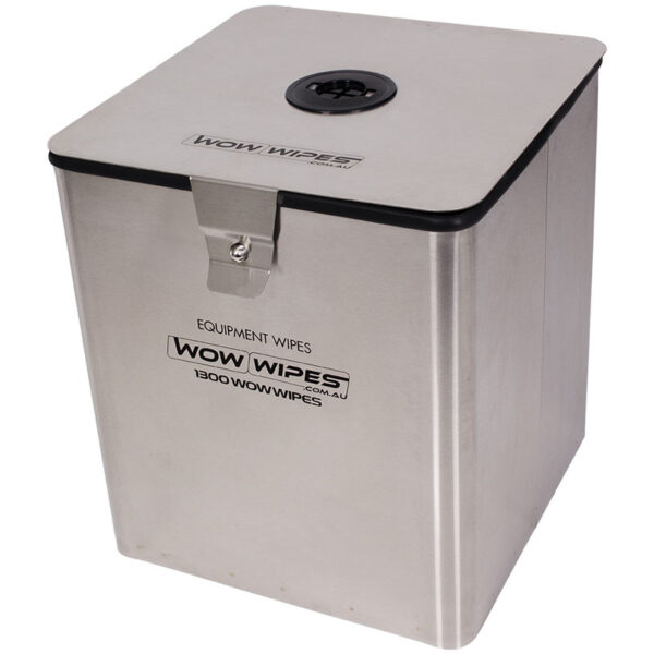 GYM WIPES DISPENSER - WALL MOUNTED STAINLESS STEEL/SYDNEYCLEANINGSUPPLIES