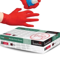 BLUE VINYL GLOVES POWDER FREE