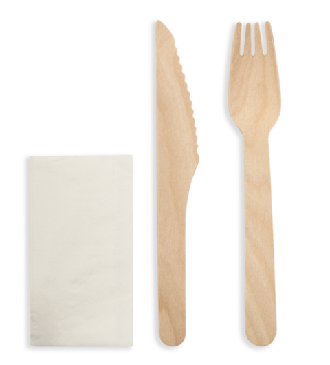 WOODEN CUTLERY COMBO