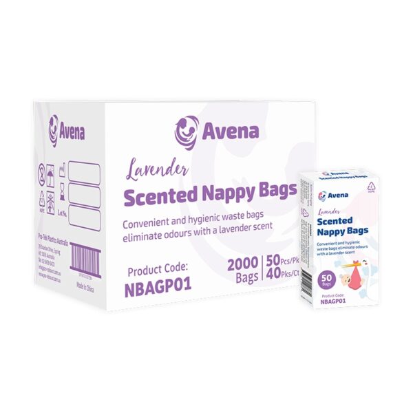 Avena Lavender Scented Nappy Bags